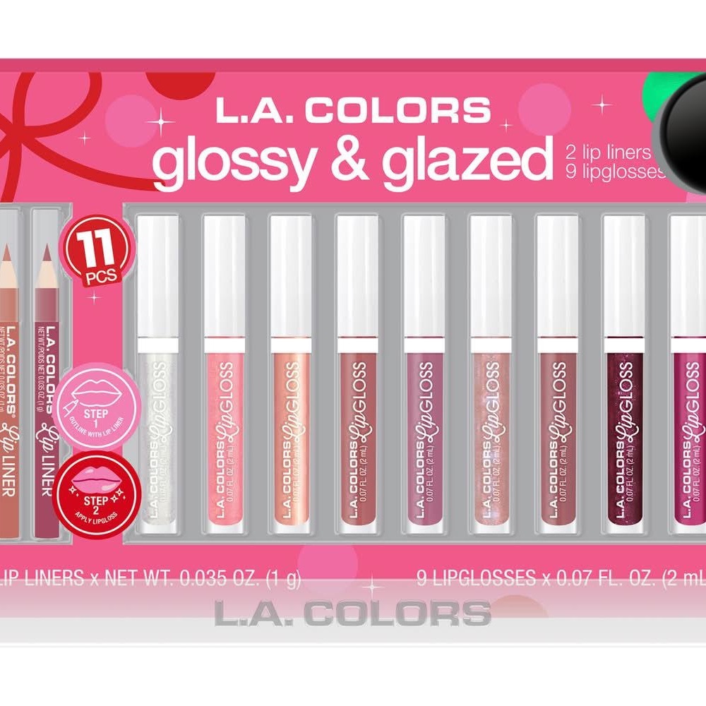 L.A. Colors Glossy & Glazed Lip Collection